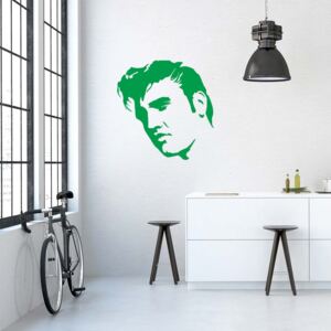 Elvis - autocolant de perete Verde deschis 75 x 75 cm