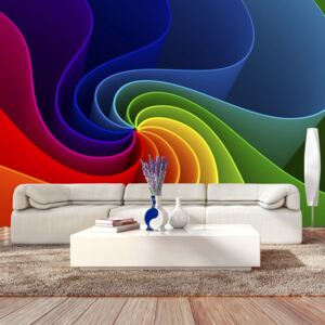 Fototapet Bimago - Colorful Pinwheel + Adeziv gratuit 300x210 cm
