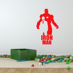 GLIX Avengers Iron Man - autocolant de perete Rosu 60x35 cm