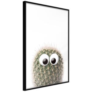 Bimago Tablou înrămat - Funny Cactus II Cadru negru 40x60 cm