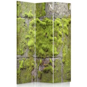CARO Paravan - Moss On The Wall | tripartit | unilateral 110x150 cm