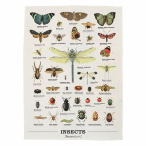 Prosop din bumbac Gift Republic Insects