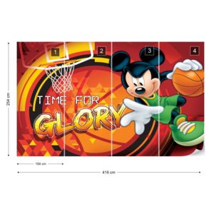 Fototapet - Disney Mickey Mouse Vliesová tapeta - 416x254 cm