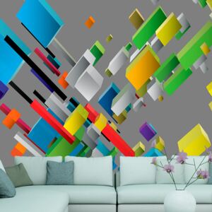 Fototapet Bimago - Color puzzle + Adeziv gratuit 350x245 cm