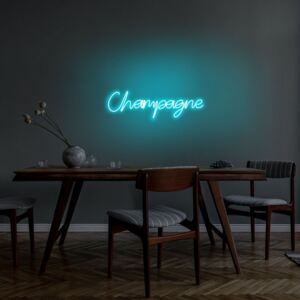 Aplica de Perete Neon Champagne, Albastru