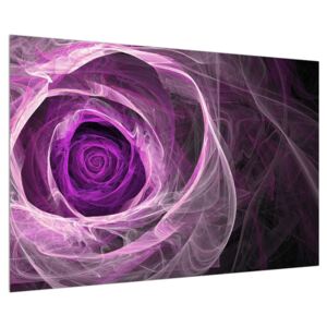Tablou modern cu trandafir violet (K011482K9060)