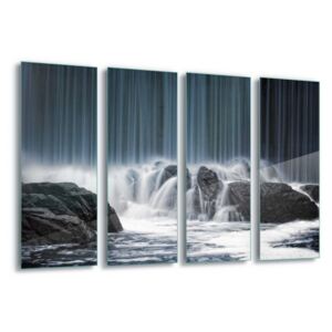 Tablou pe sticlă - The Blue Curtain by Keijo Savolainen 4 x 30x80 cm