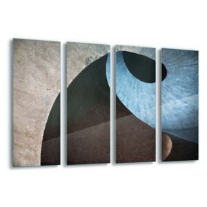 Tablou pe sticlă - Concrete Wave by Linda Wride 4 x 30x80 cm