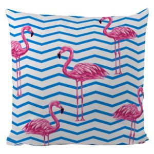 Home perna decorativă colorata cu umplutura Butter Kings Flamingo In Water 50x50cm