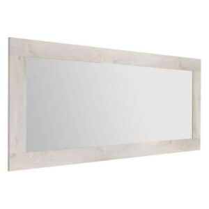 Oglindă Lipari, 75x2x170 cm, melamină/ sticlă, alb