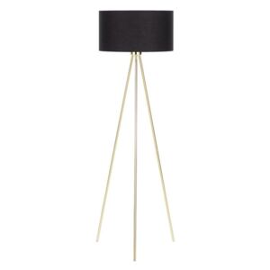 Lampadar Cella negru / auriu, H 147 cm