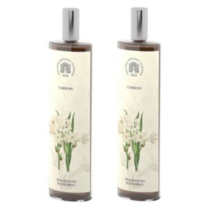 Set 2 spray-uri parfumate de interior cu aromă de tuberoză ahoma London Fragranced, 100 ml