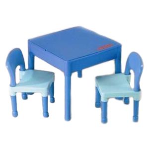 Masuta Tega Baby cu 2 scaunele Albastra