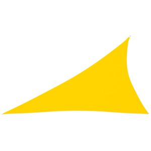 Parasolar, galben, 4x5x6,4 m, țesătură oxford, triunghiular