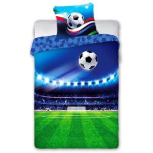 Lenjerie de pat grea, cu motiv de fotbal 2 părți: 1buc 160 cmx200 + 1buc 70 cmx80