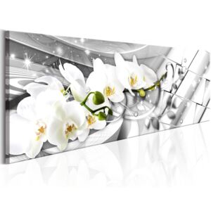 Tablou pe pânză - Twisted Orchids 150x50 cm