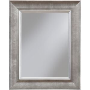 Oglinda de baie Mira argintie 40/50 cm