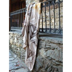 Pătură călduroasă de bumbac cu model maro 150 x 200 cm Lăţime: 150 cm | Lungime: 200 cm
