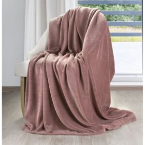 Pătură universală frumoasă în culoare roz prăfuit Lăţime: 150 cm | Lungime: 200 cm
