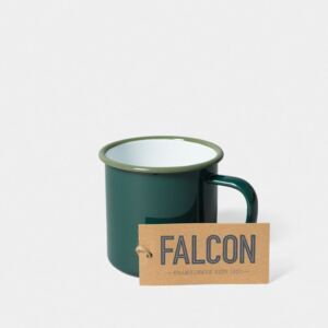Cană smălțuită Falcon Enamelware, 350 ml, verde închis