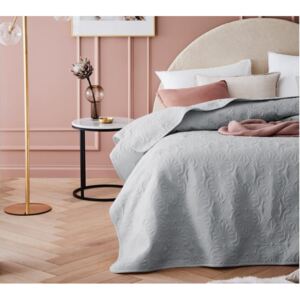 Cuvertură de pat matlasată gri deschis, elegantă 240 x 260 cm 240x260