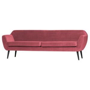 Canapea xl din catifea roz Rocco Sofa Velvet Pink