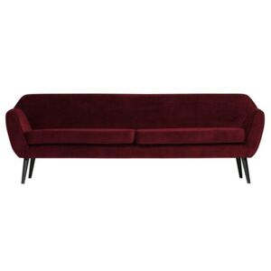 Canapea xl din catifea rosie Rocco Sofa Velvet Red