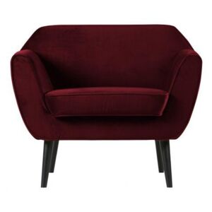 Fotoliu din catifea rosu Rocco Arm Chair Velvet Red