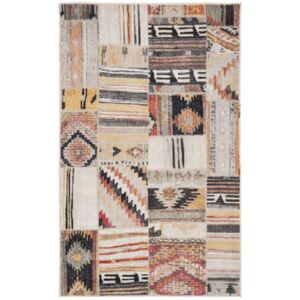 Covor Patchwork Leighton, Taupe/Multicolor, 90x150