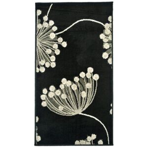 Covor Floral Electra, Negru, 120x170