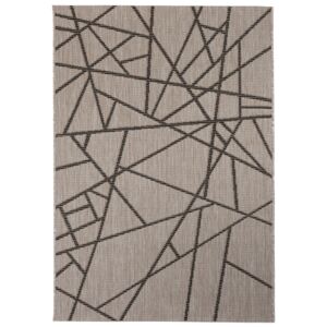 Covor Modern & Geometric Granada, Gri/Negru, 200x290 cm