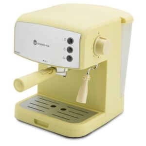 Espressor manual Studio Casa Retro 90, Dispozitiv cappuccino, 15 Bar, 850 W, Galben