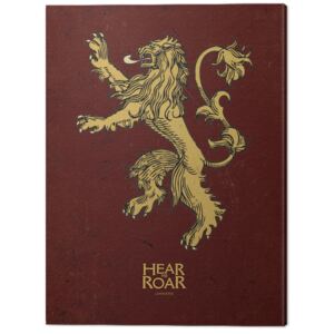 Game Of Thrones - Lannister Tablou Canvas, (30 x 40 cm)