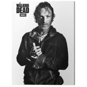 The Walking Dead - Rick Tablou Canvas, (60 x 80 cm)