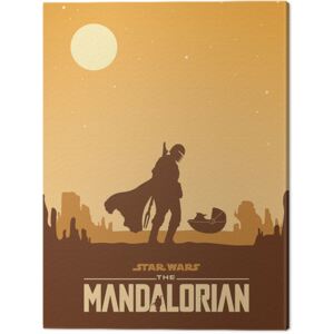 Star Wars: The Mandalorian - Meeting Tablou Canvas, (60 x 80 cm)