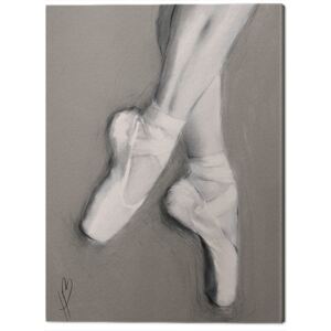 Hazel Bowman - Dancing Feet I Tablou Canvas, (30 x 40 cm)