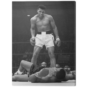 Muhammad Ali - Ali vs Liston Portrait Tablou Canvas, (60 x 80 cm)