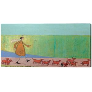 Sam Toft - The March of the Sausages Tablou Canvas, (60 x 30 cm)