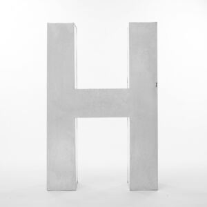 Obiect decorativ metalic litera H 100cm Metalvetica Seletti