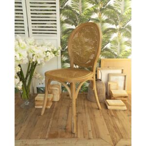 Set 2 scaune din lemn de ulm Orchidea Milano Classic