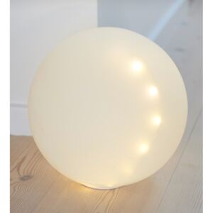 Glob luminos Odina - alb, mat, 25 cm