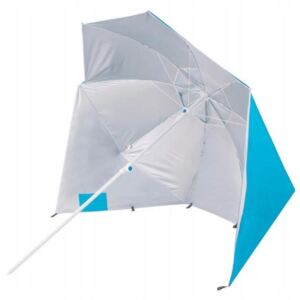 Umbrela plaja, parasolar, albastru, 220 cm, Springos