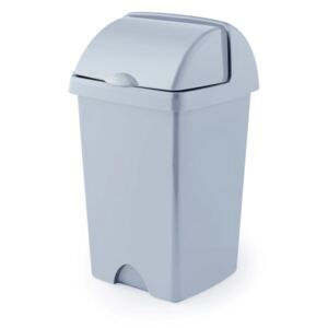 Coș de gunoi din plastic reciclat Addis Eco Range, 25 l, gri