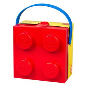 Cutie depozitare LEGO® cu mâner, roșu