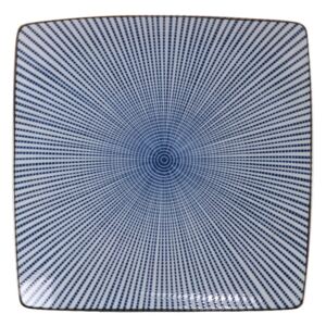 Farfurie din porțelan Tokyo Design Studio Yoko, 22 x 22 cm, albastru