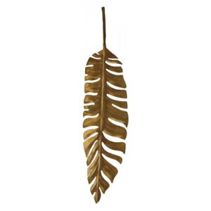 Decoratiune suspendabila maro alama din fier 40 cm cm Leaf Madam Stoltz