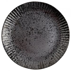 Farfurie neagra din ceramica 27,5 cm Ansh Madam Stoltz