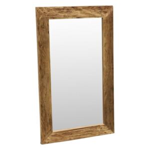 Oglinda dreptunghiulara maro din lemn si sticla 60x100 cm Farm Raw Materials