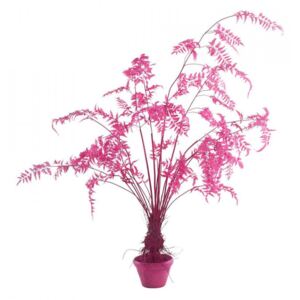 Planta artificiala roz cu ghiveci din lut si plastic 220 cm Fern Pink Pols Potten