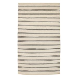 Covor din bumbac Bloomingville Mini Stripe, 140 x 240 cm, bej